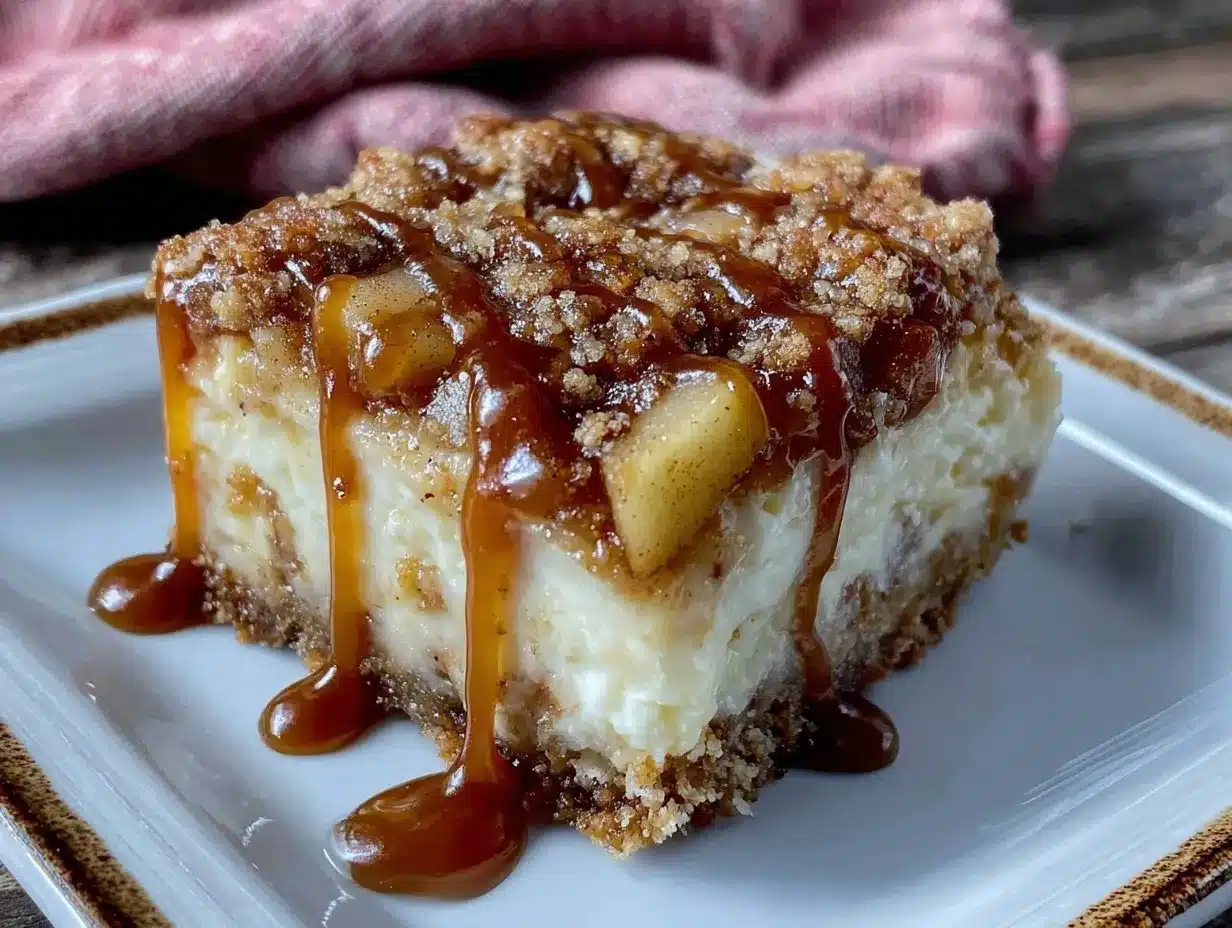 salted caramel apple bars preparation steps