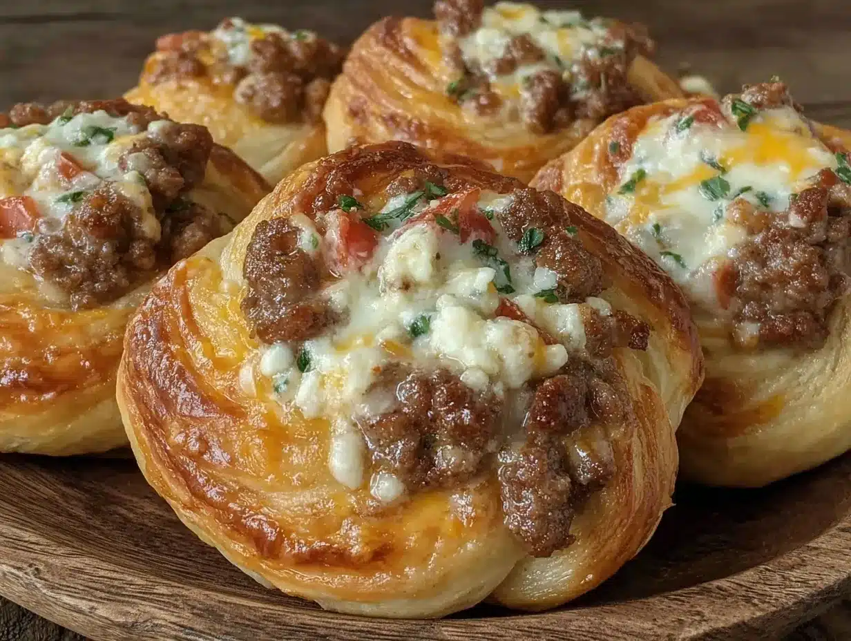 sausage Rotel crescent rolls preparation steps