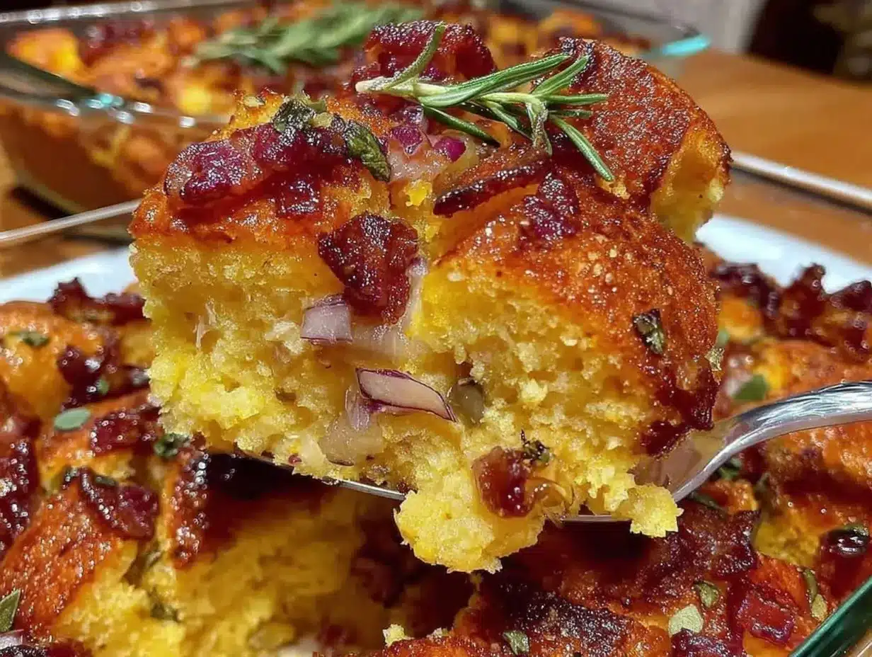 savory corn bread stuffing preparation steps