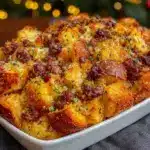 savory stuffing with sausage - featured image