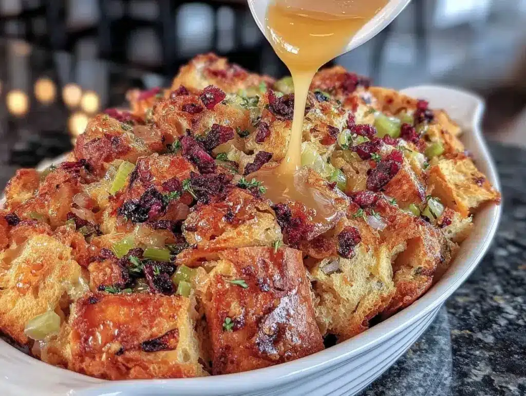 savory Thanksgiving stuffing recipe - featured image