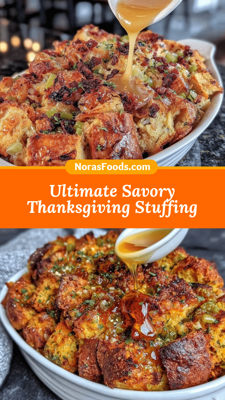 savory Thanksgiving stuffing recipe recipe