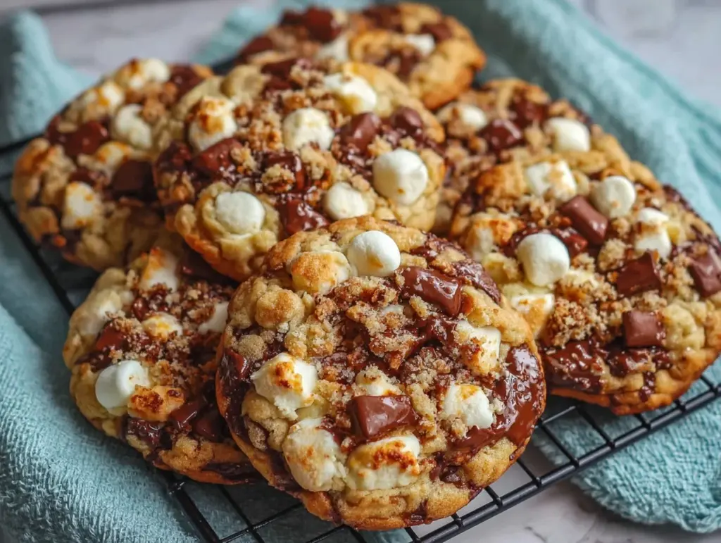 smores cookies recipe - featured image