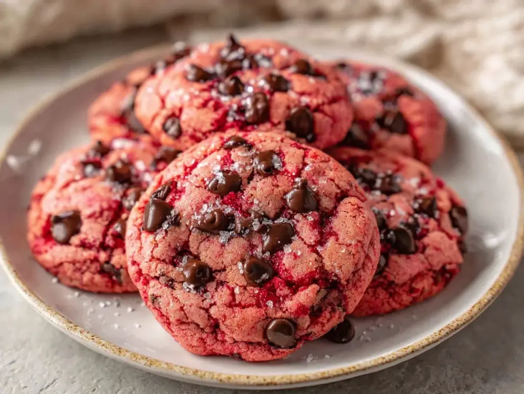Valentine Strawberry Cookies - featured image
