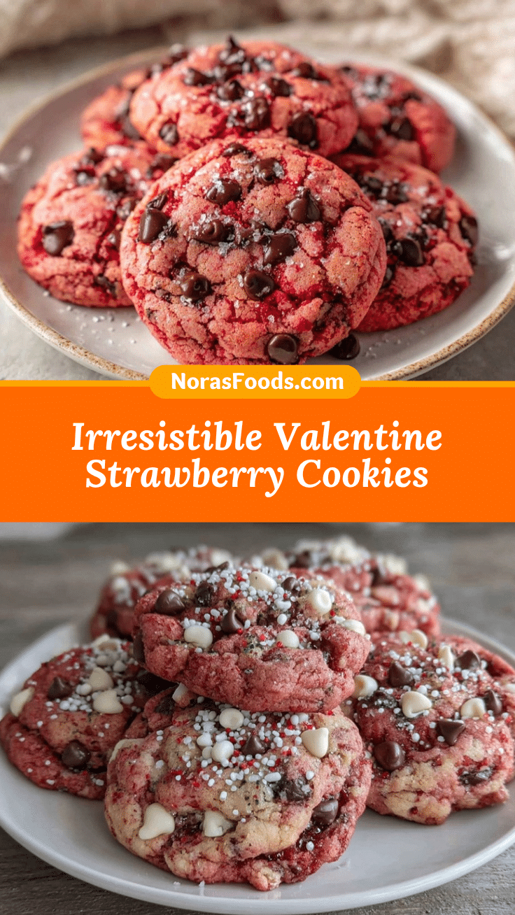 Valentine Strawberry Cookies recipe
