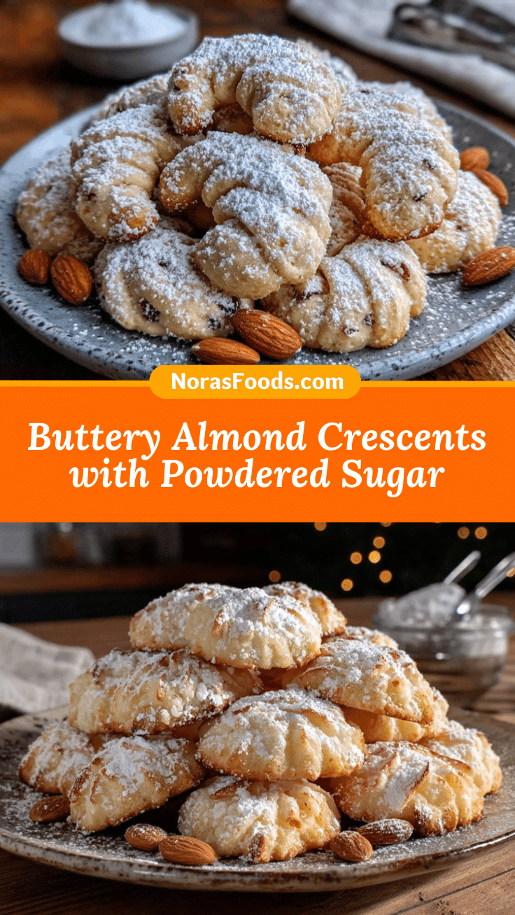 almond crescents recipe