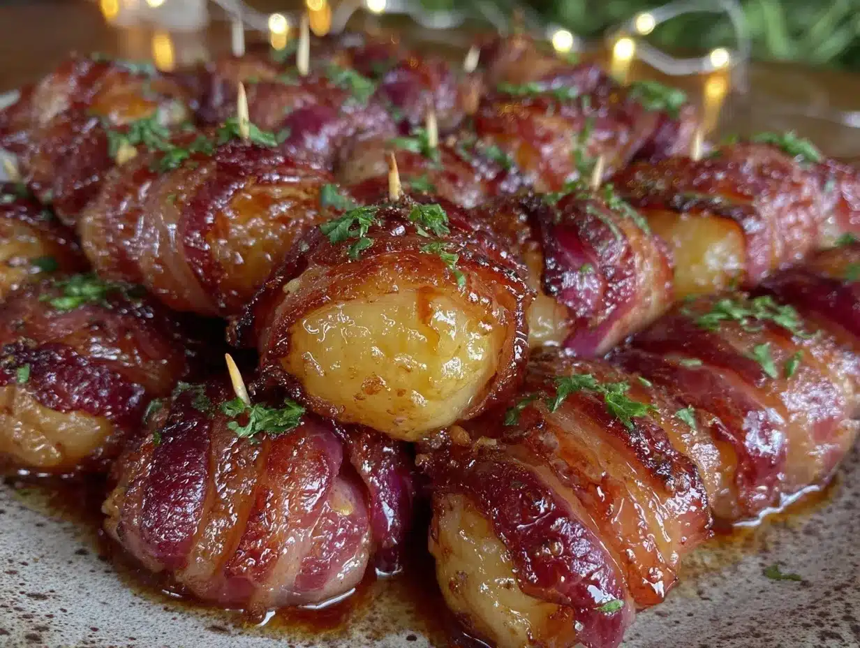 bacon wrapped water chestnuts preparation steps