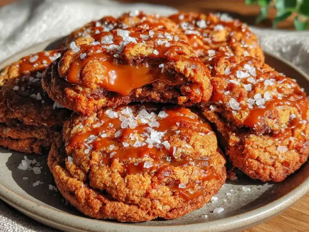 brown butter toffee cookies - featured image