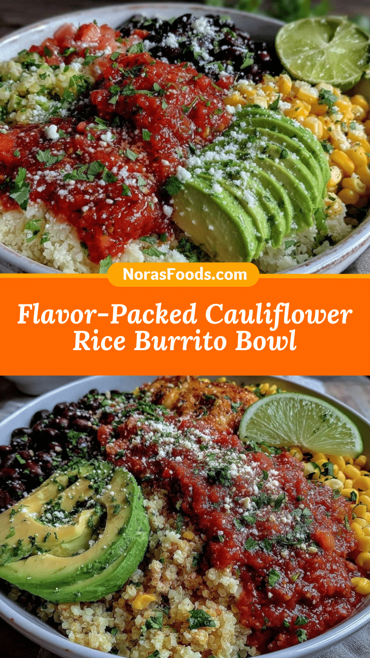 cauliflower rice burrito bowl recipe