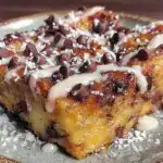 chocolate chip bread pudding - featured image