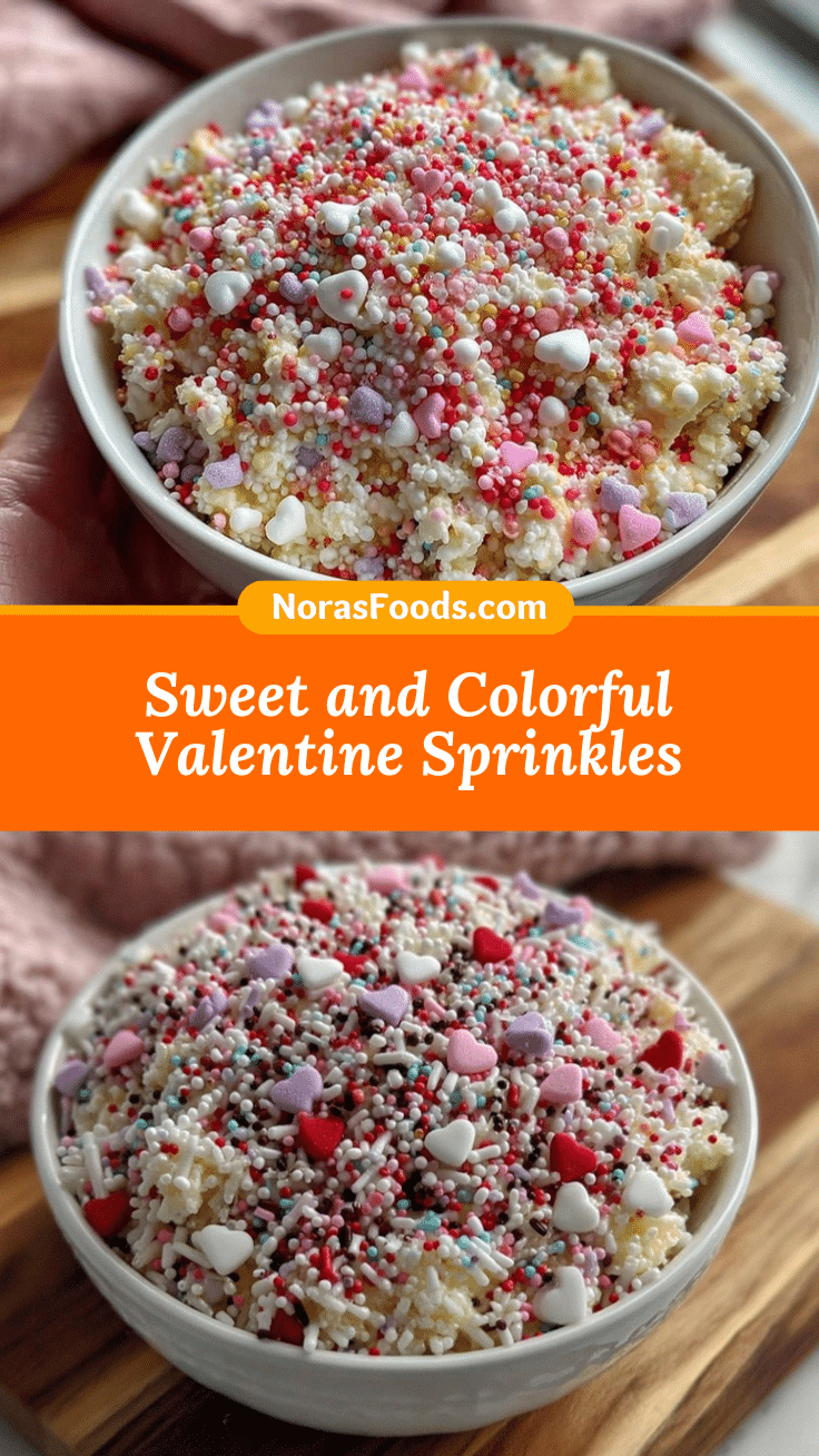 colorful valentines sprinkles recipe