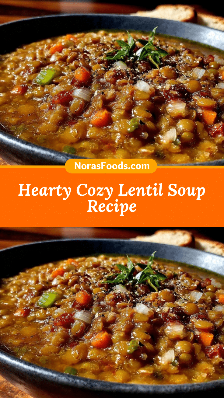 cozy lentil soup recipe recipe