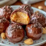 creamy buckeye peanut butter balls - featured image