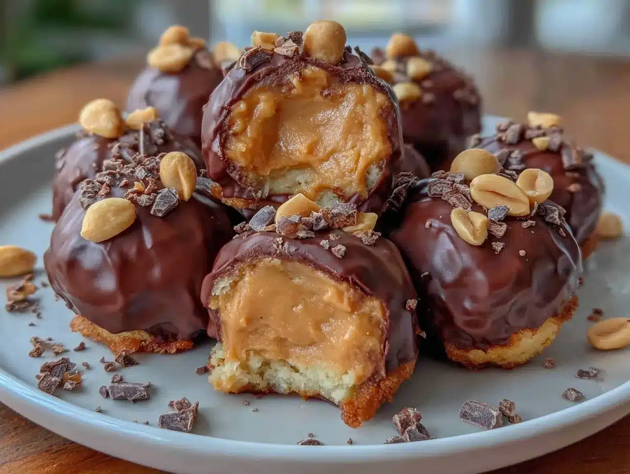 creamy buckeye peanut butter balls preparation steps