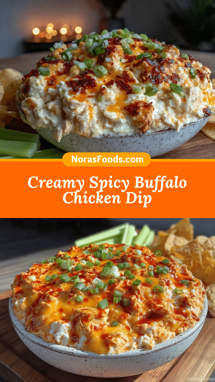 creamy buffalo chicken dip recipe