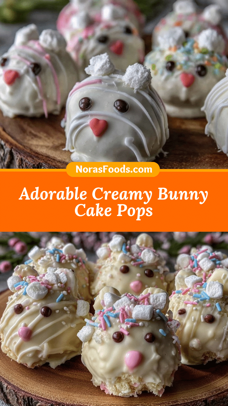 creamy bunny cake pops recipe