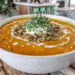 creamy butternut squash soup - featured image