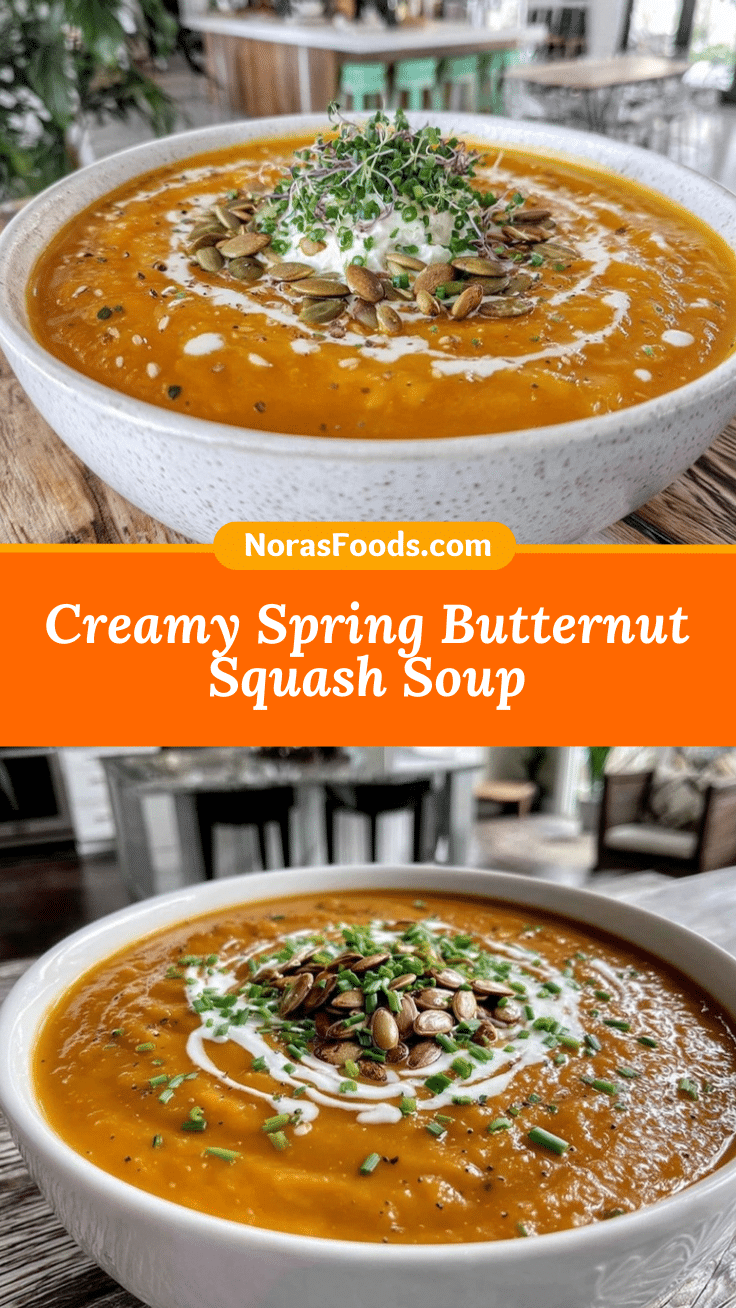 creamy butternut squash soup recipe