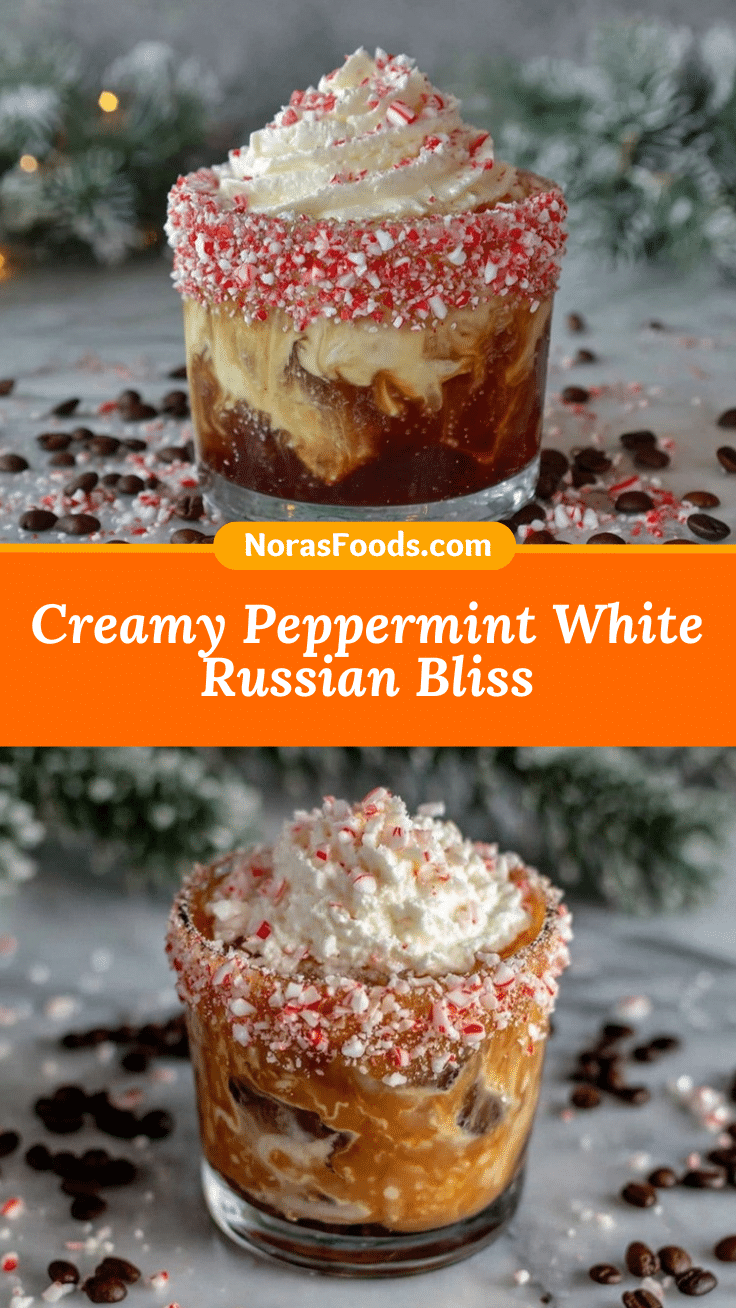 Creamy Peppermint White Russian recipe