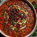 creamy spring tomato soup - featured image