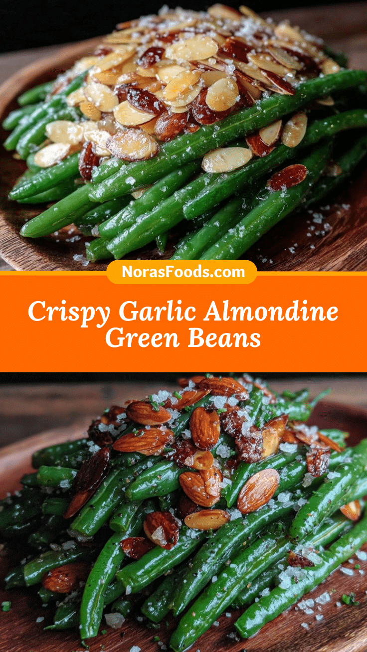 crispy almondine green beans recipe