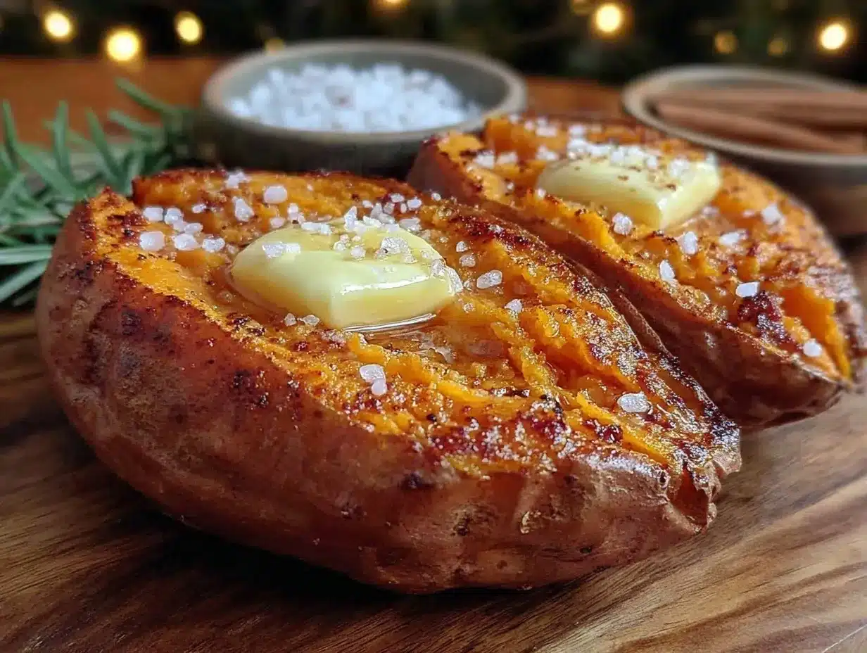 crispy baked sweet potato preparation steps