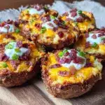 crispy loaded potato skins supreme - featured image