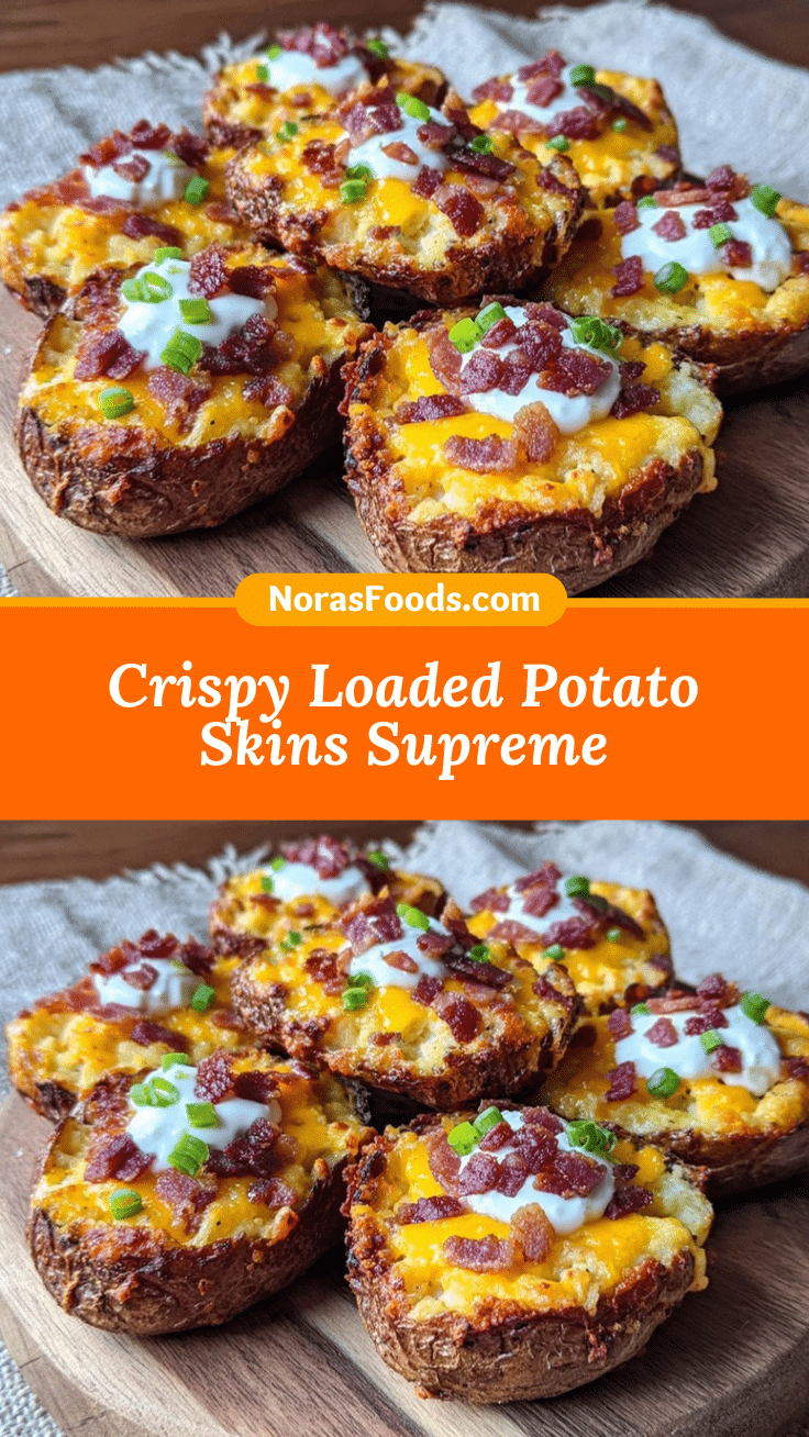 crispy loaded potato skins supreme recipe