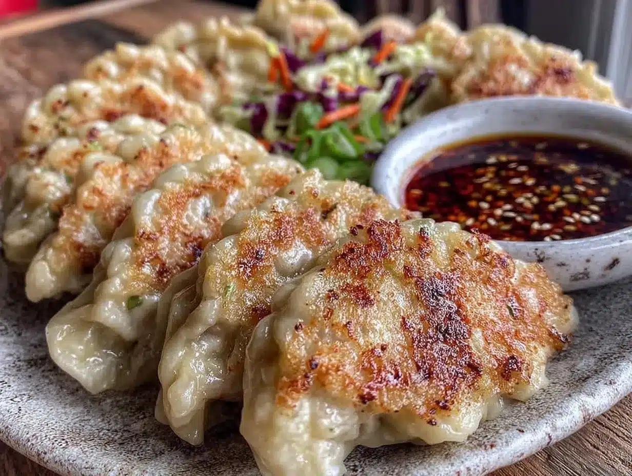 crispy potstickers recipe preparation steps
