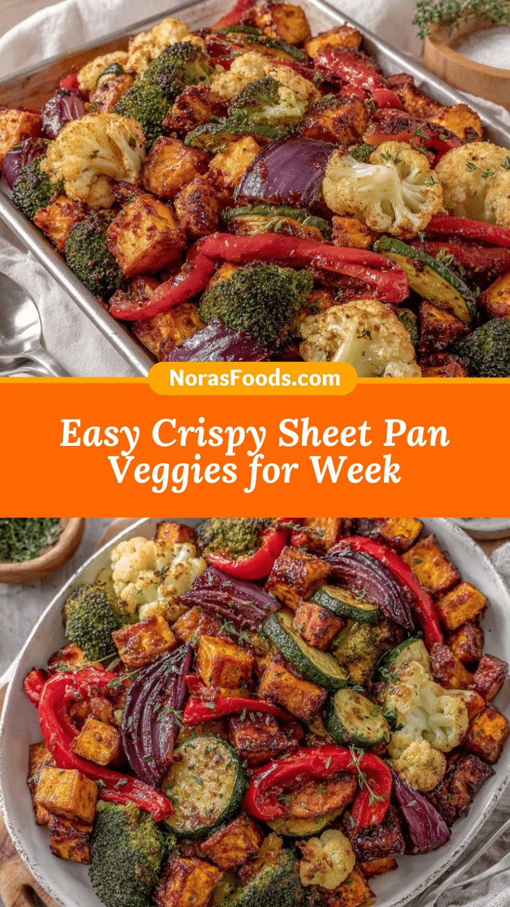 crispy sheet pan roasted vegetables recipe