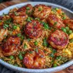 crispy shrimp fried rice - featured image