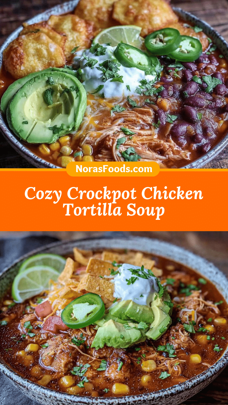 crockpot chicken tortilla soup recipe