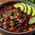 Daniel Fast Black Bean Soup - featured image