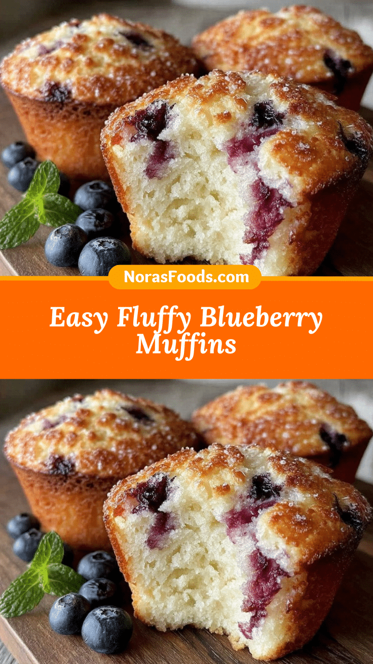easy fluffy blueberry muffins recipe