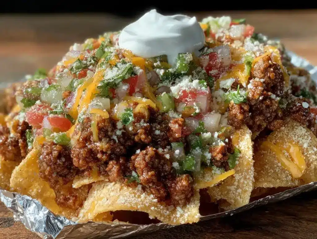 easy loaded walking tacos fiesta - featured image