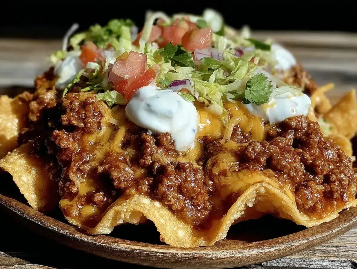 easy loaded walking tacos fiesta preparation steps