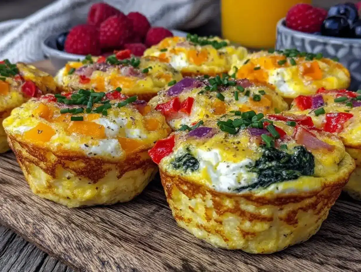 egg white muffins preparation steps
