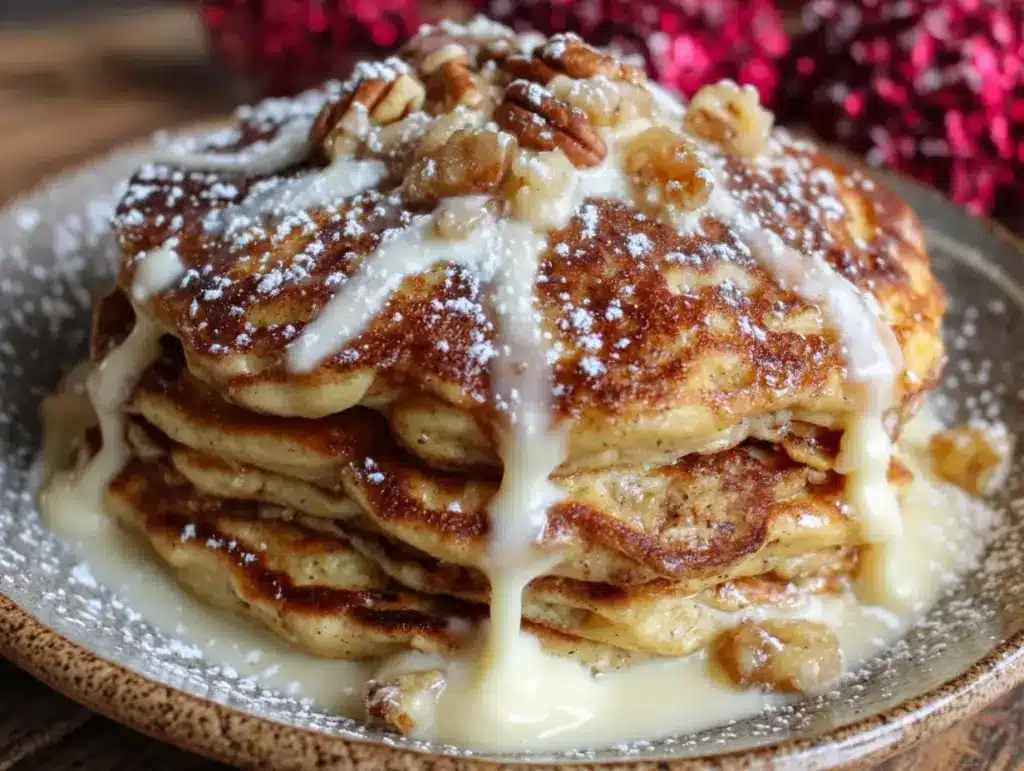 Fluffy Gingerbread Pancakes - featured image