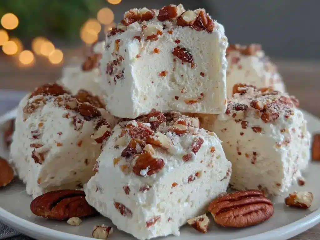 Fluffy Pecan Divinity Candy - featured image
