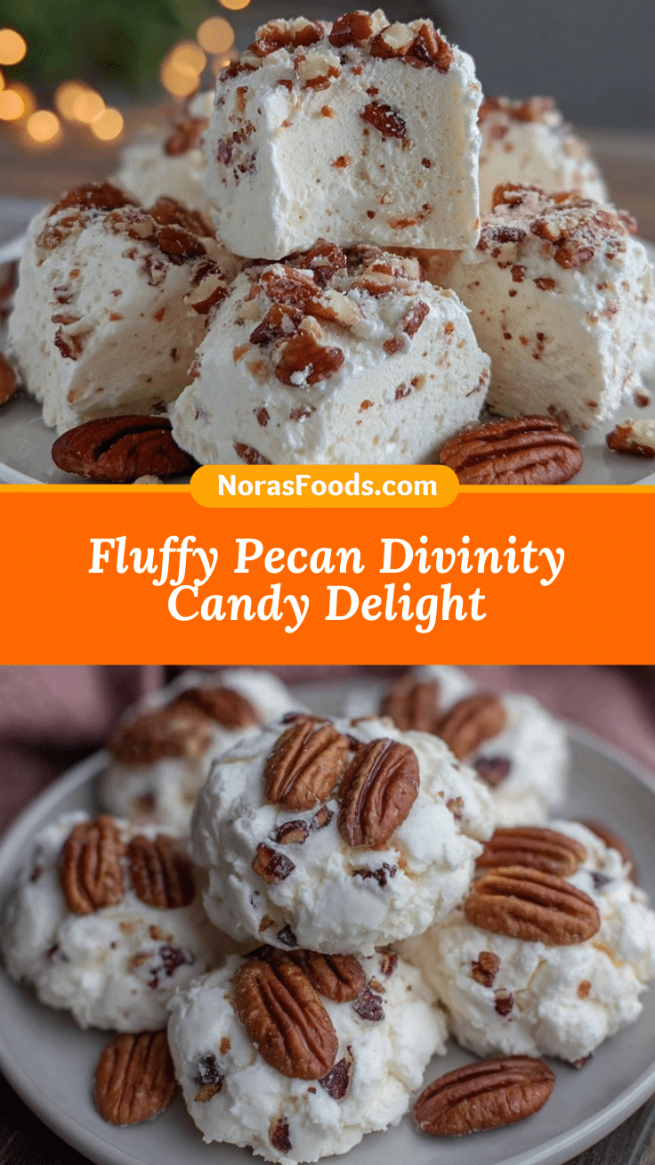 Fluffy Pecan Divinity Candy recipe