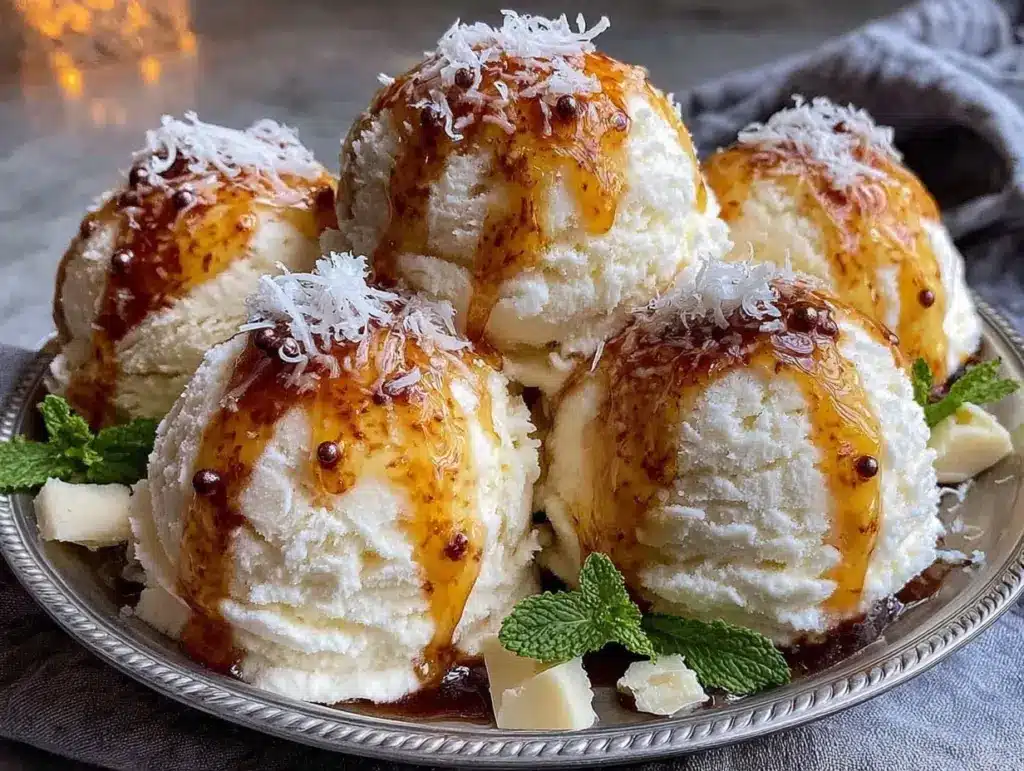 fluffy snow ice cream - featured image