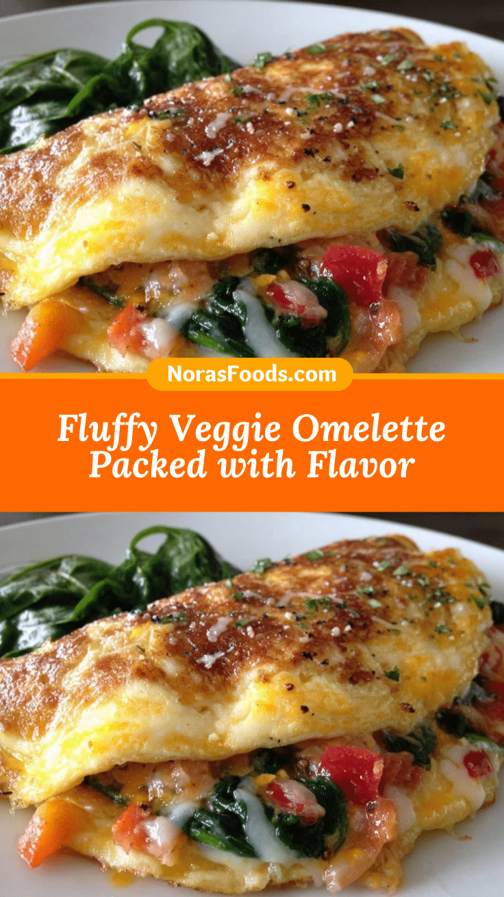 fluffy veggie omelette recipe