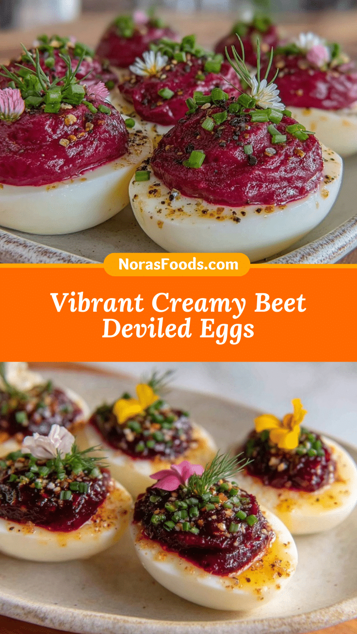 fresh beet deviled eggs recipe