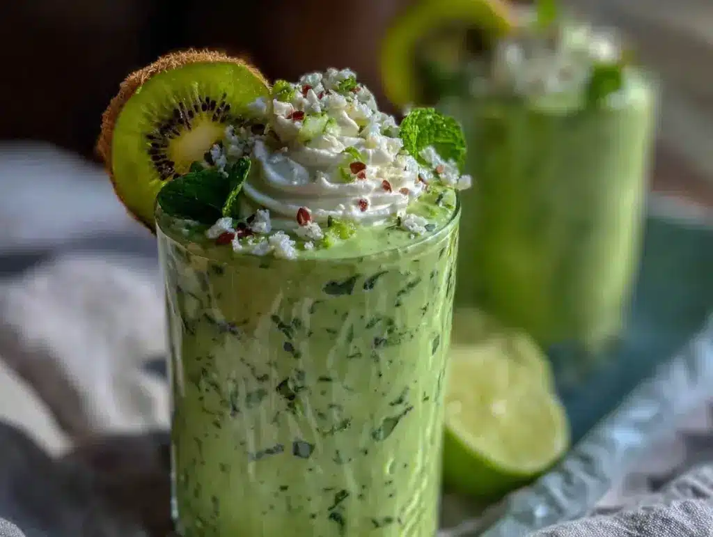 fresh green detox smoothie - featured image