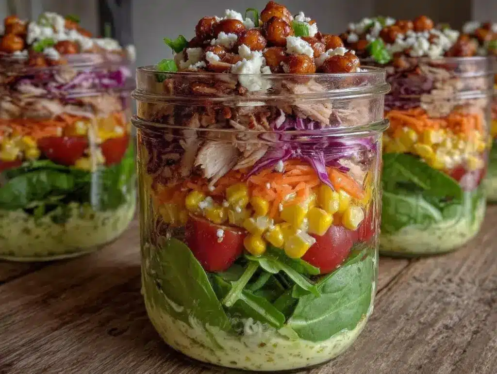 Fresh Mason Jar Salads - featured image