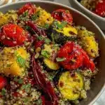 Fresh Roasted Vegetable Quinoa Salad - featured image