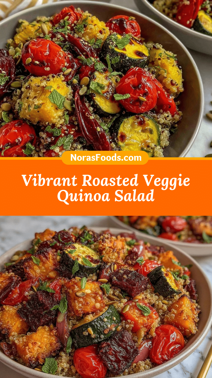 Fresh Roasted Vegetable Quinoa Salad recipe