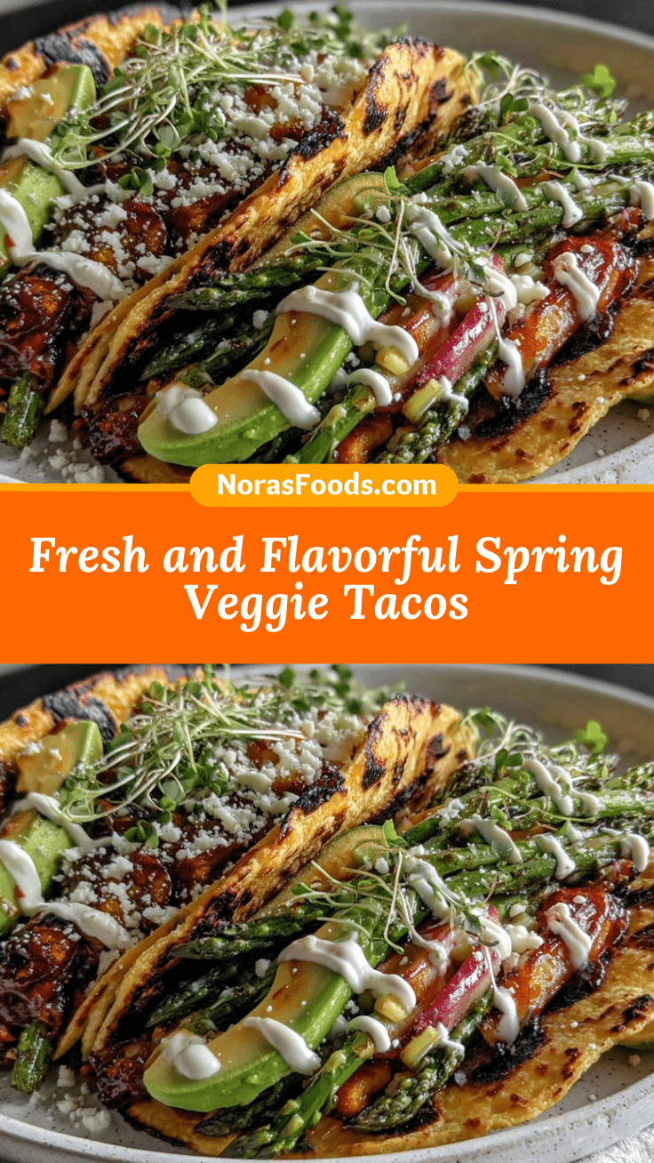 fresh spring veggie tacos recipe
