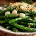 garlic butter green beans - featured image