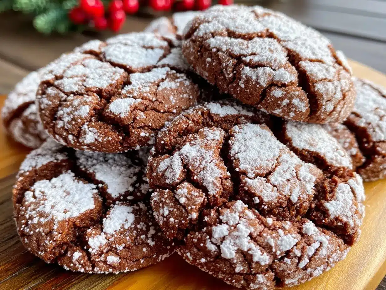 gingerbread crinkle cookies preparation steps